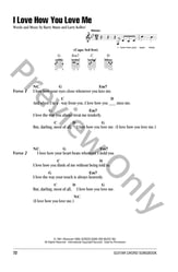 I Love How You Love Me Guitar and Fretted sheet music cover